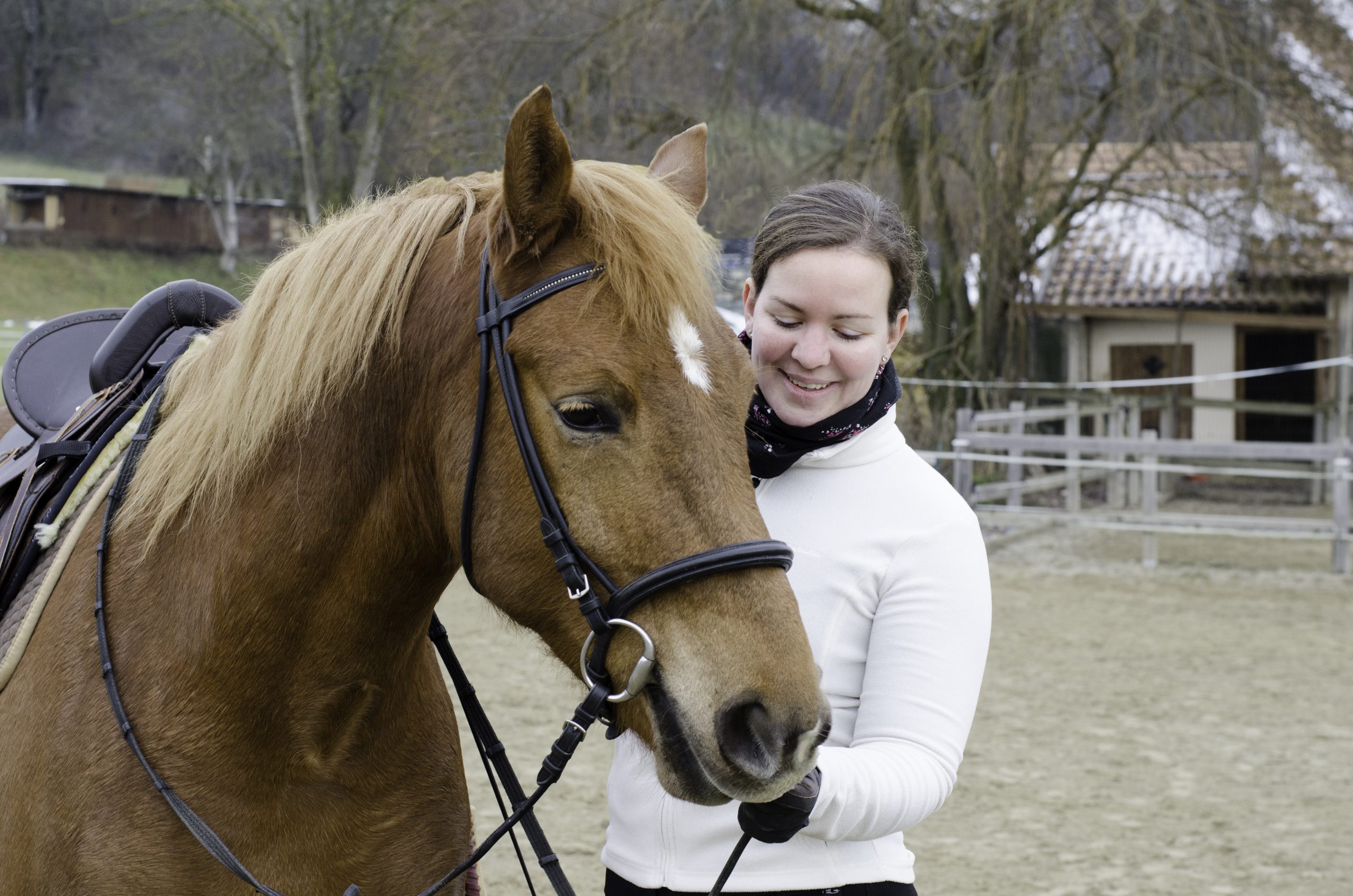 Patricia Herzog mit Pferd